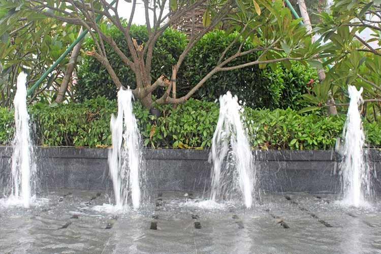 把生態的思想貫徹到每項水景設計中，即使有的項目人工成分較大，不易看到生態效果，設計師也一定要有這種概念