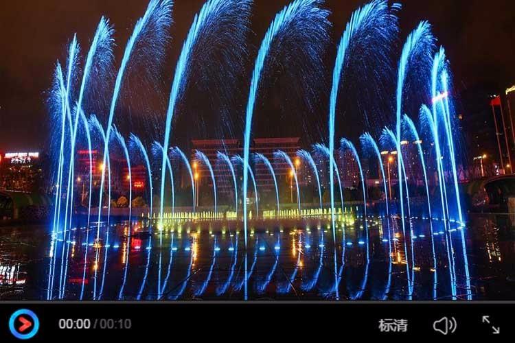 大型音樂噴泉工作視頻