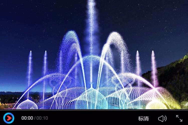 音樂噴泉工作視頻