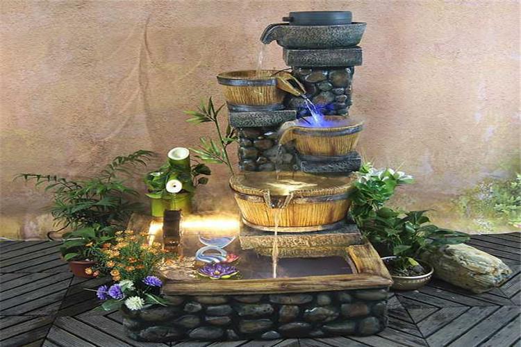 流水噴泉