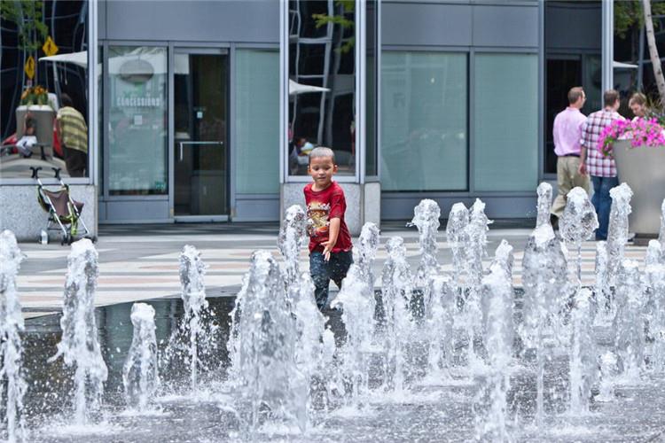 每一種趣味噴泉一般均設有水泵，常用水泵為臥式離心泵及潛水泵