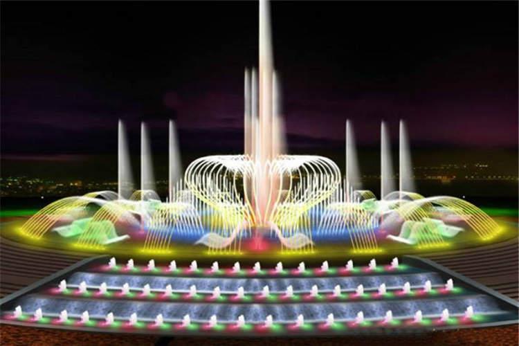 景觀噴泉也便于池內管路設備的安裝施工和維護