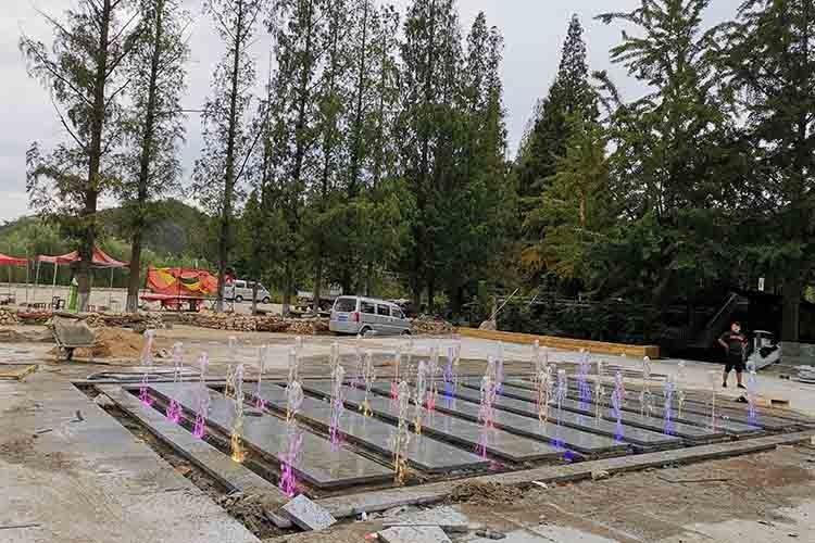 臨沂市蒙山大洼風景區矩陣旱噴